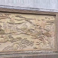 Mural Landscape Marble Stone Carving